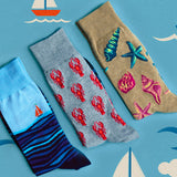 HOTSOX Men's Shells Crew Crew Sock