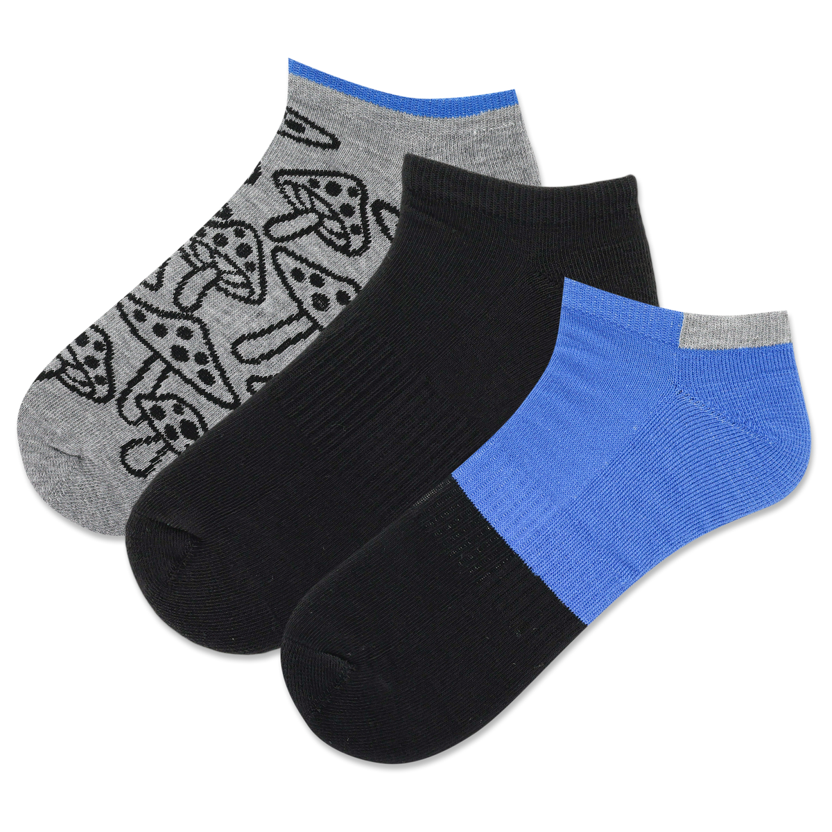 Gray Heather HOTSOX Men's Mushroom Low Cut Sock