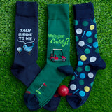 HOTSOX Men's Talk Birdie to Me Crew Sock