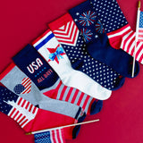 HOTSOX Women's Bow And Star Active Crew - Made in the U.S.A. thumbnail