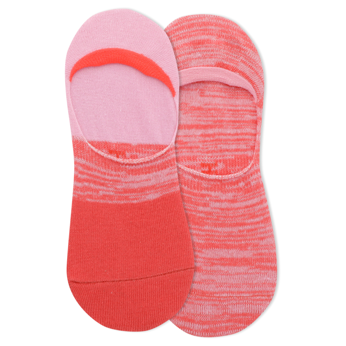 Hot Pink HOTSOX Women's Colorblock Random 2 Pack Liner Socks