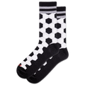 Men's Soccer Print Active Crew Socks