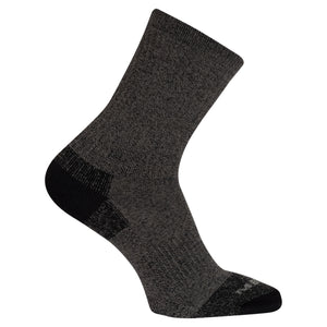 Black sock on a white background