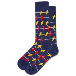 HOTSOX Men's Foosball Crew Socks