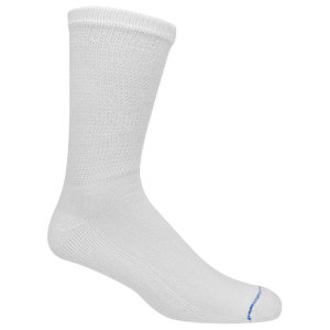 Dr. Scholl's Men's Diabetes & Circulatory Crew Socks 4 Pair Pack - Non-Binding, Cushioned Comfort
