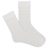 K.Bell Women's Sheer Stripe Microfiber Crew Socks