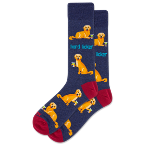 HOTSOX Men's Hard Licker Crew Socks