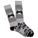 K.Bell Men's Born to Game Crew Socks