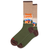 HOTSOX Men's Happy Camper Crew Socks