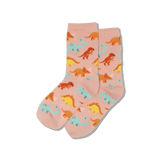 HOTSOX Kid's Dinosaur Crew Socks thumbnail