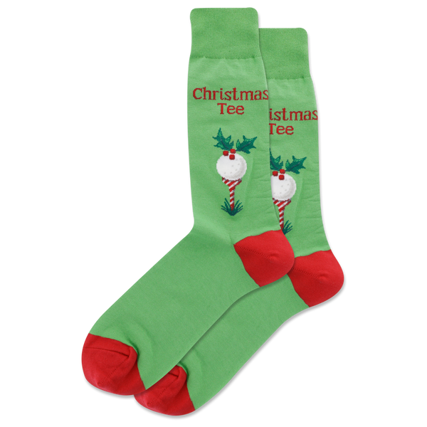 HOTSOX Men's Christmas Tee Crew Socks