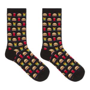 HOTSOX Women's Fast Food Crew Socks