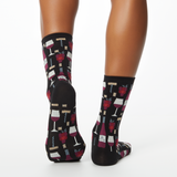 HOTSOX Women's Wine Crew Socks thumbnail