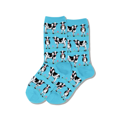 Women's Cows Crew Socks