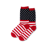 Women's American Flag Crew Socks