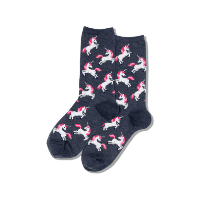 HOTSOX Women's Unicorn Crew Socks