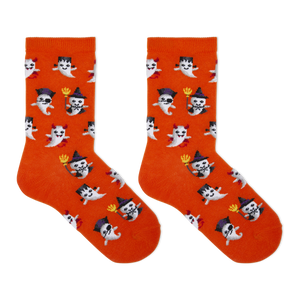 HOTSOX Kid's Costume Ghosts Crew Socks