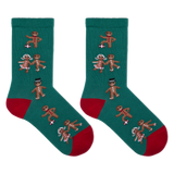 HOTSOX Kid's Gingerbread Cookies Crew Socks thumbnail