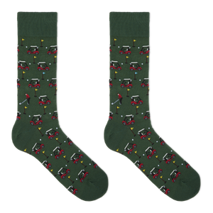 HOTSOX Men's Golfer Carts Crew Socks