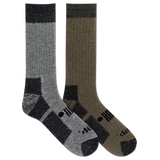 Jeep® Men's Performance Wool Hiking Crew Socks 2 Pair Pack Made in USA - Heavyweight, Cushioned Comfort thumbnail