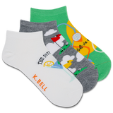 K.Bell Women's The 19th Hole Low Cut Sock 3 Pack