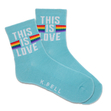 K.Bell Women's This Is Love Active Crew Sock