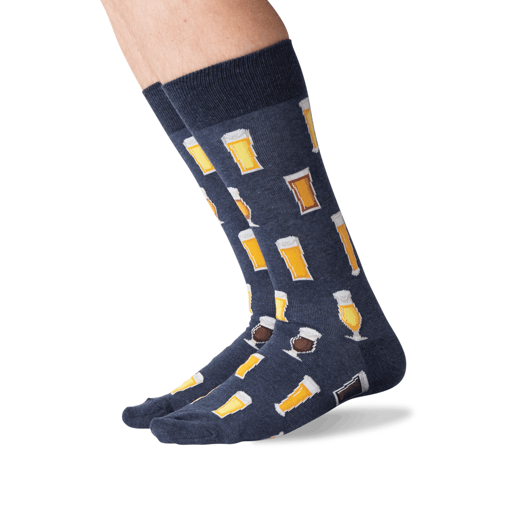 HOTSOX Men's Beer Crew Socks